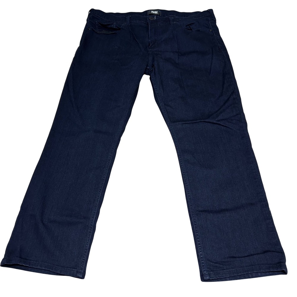 Paige Federal Jeans Mens 38 28Dark Blue Slim Straight Stretch Denim